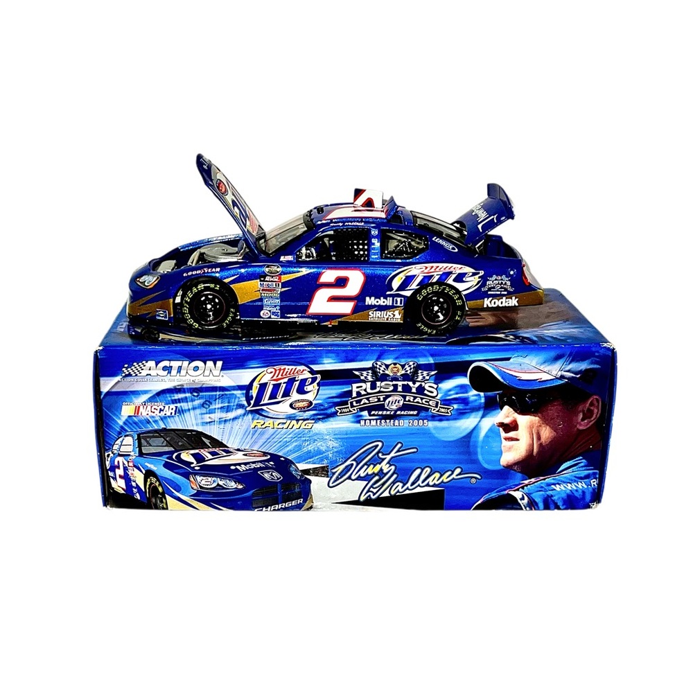 NASCAR 2005 Rusty Wallace 1:24 #2 Miller Light Car Rusty’s Last Race Homestead